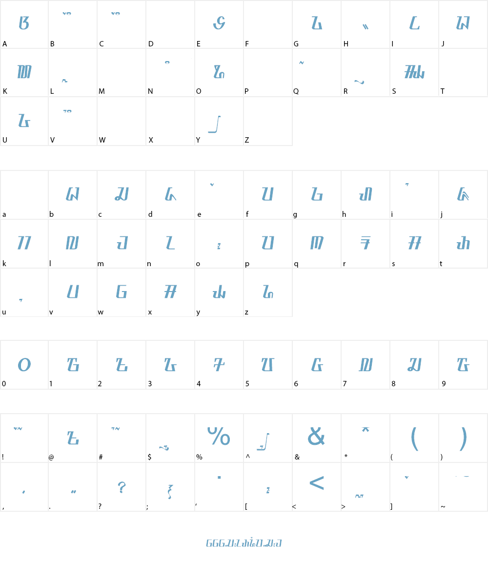 waskita - aksara sunda Font Character